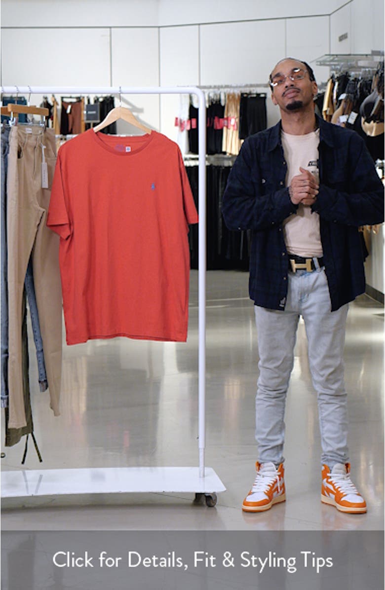 Embroidered Short Sleeve Jersey T-Shirt, sales video thumbnail