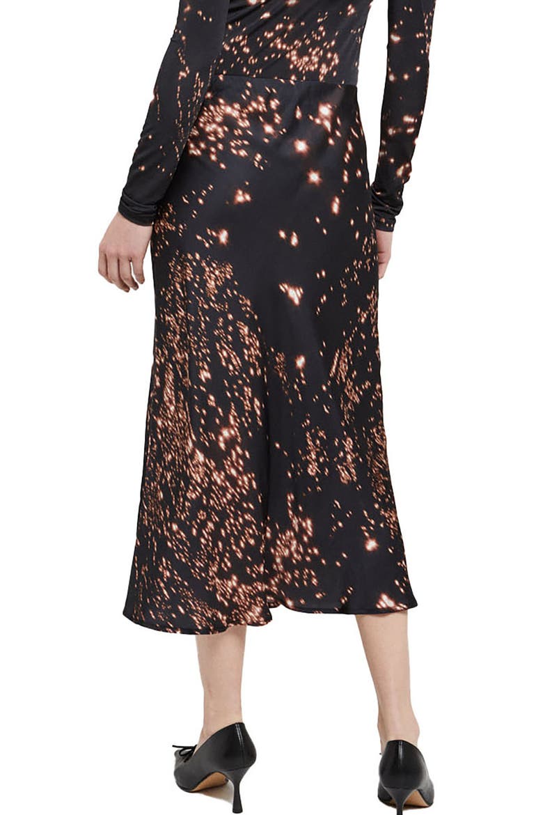 Viscose Long Skirt, Alternate, color, Black