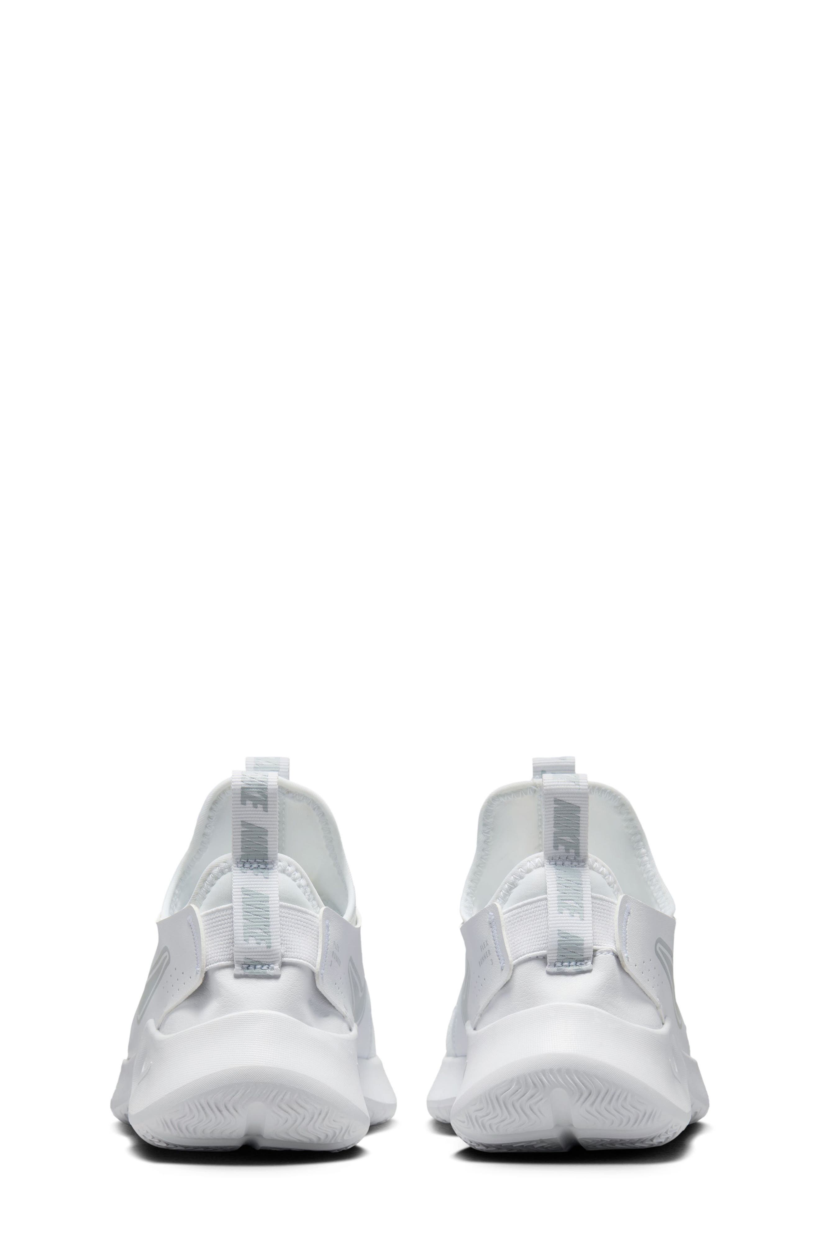 Flex Runner 3 Slip-On Shoe, Alternate, color, WHITE/ PURE PLATINUM/ WHITE