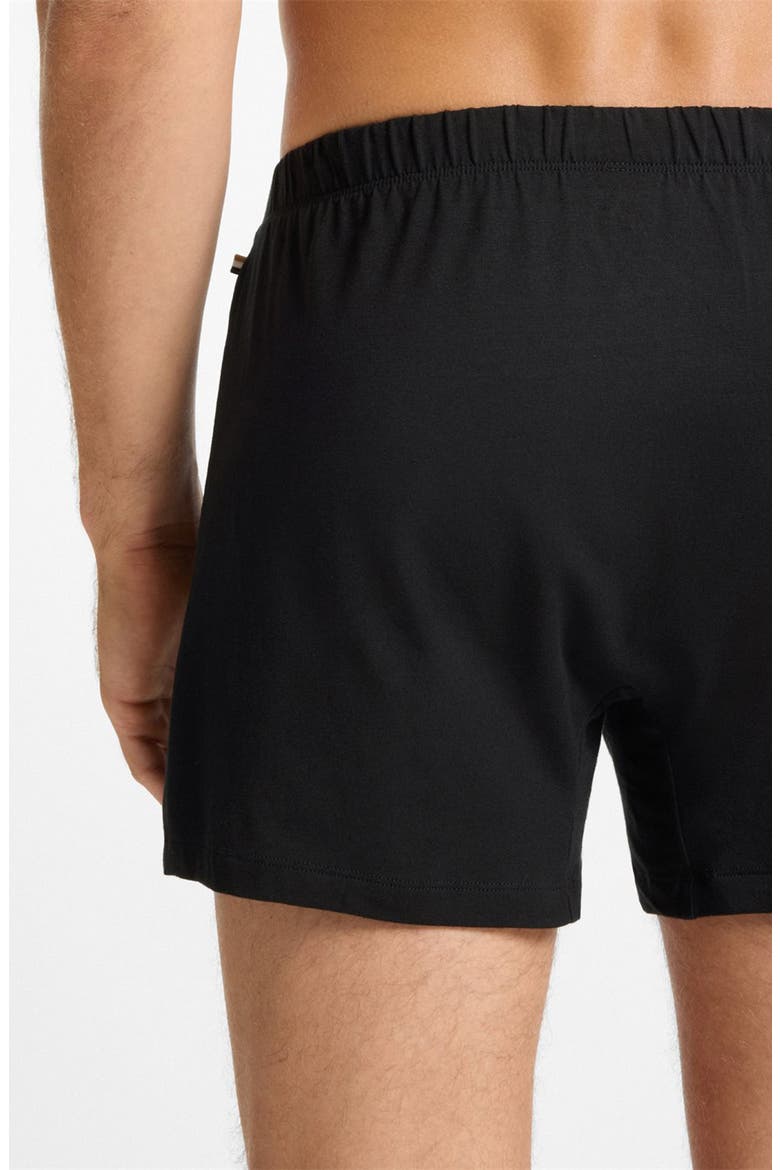 2-Pack Knit Cotton Boxers, Alternate, color, BLACK
