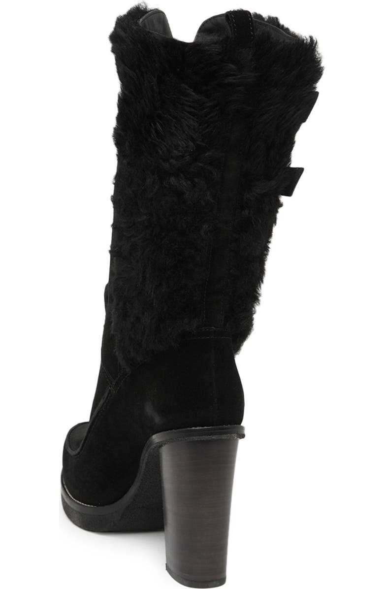 Tod's Buckled Leather Block Heel Boot, Alternate, color,