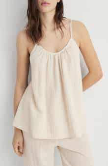 MANGO Cotton Gauze Camisole