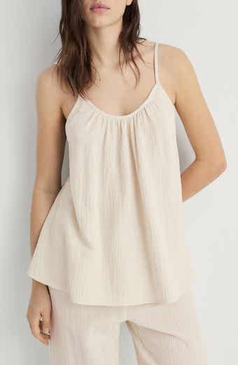 MANGO Cotton Gauze Camisole