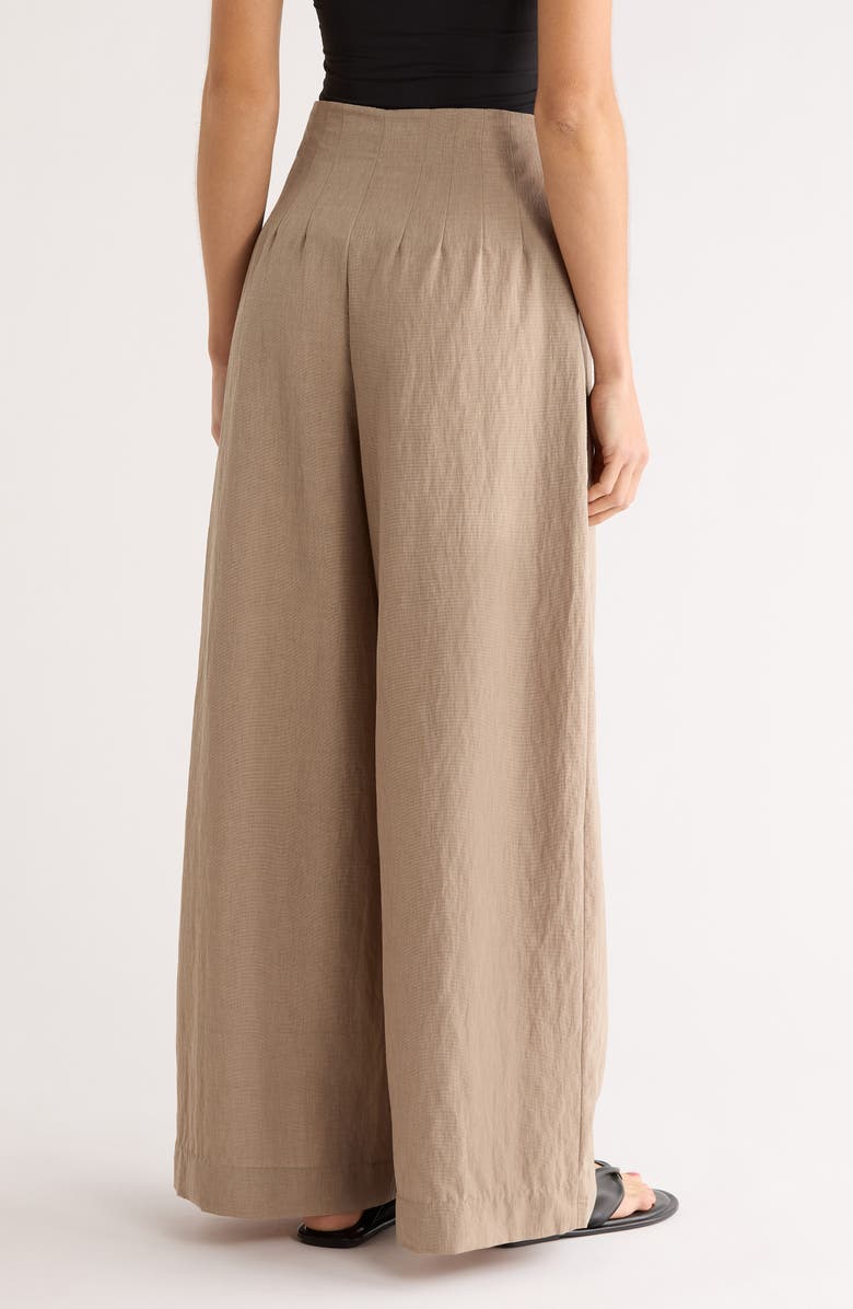 STAUD Magpie Wide Leg Pants, Alternate, color, Natural