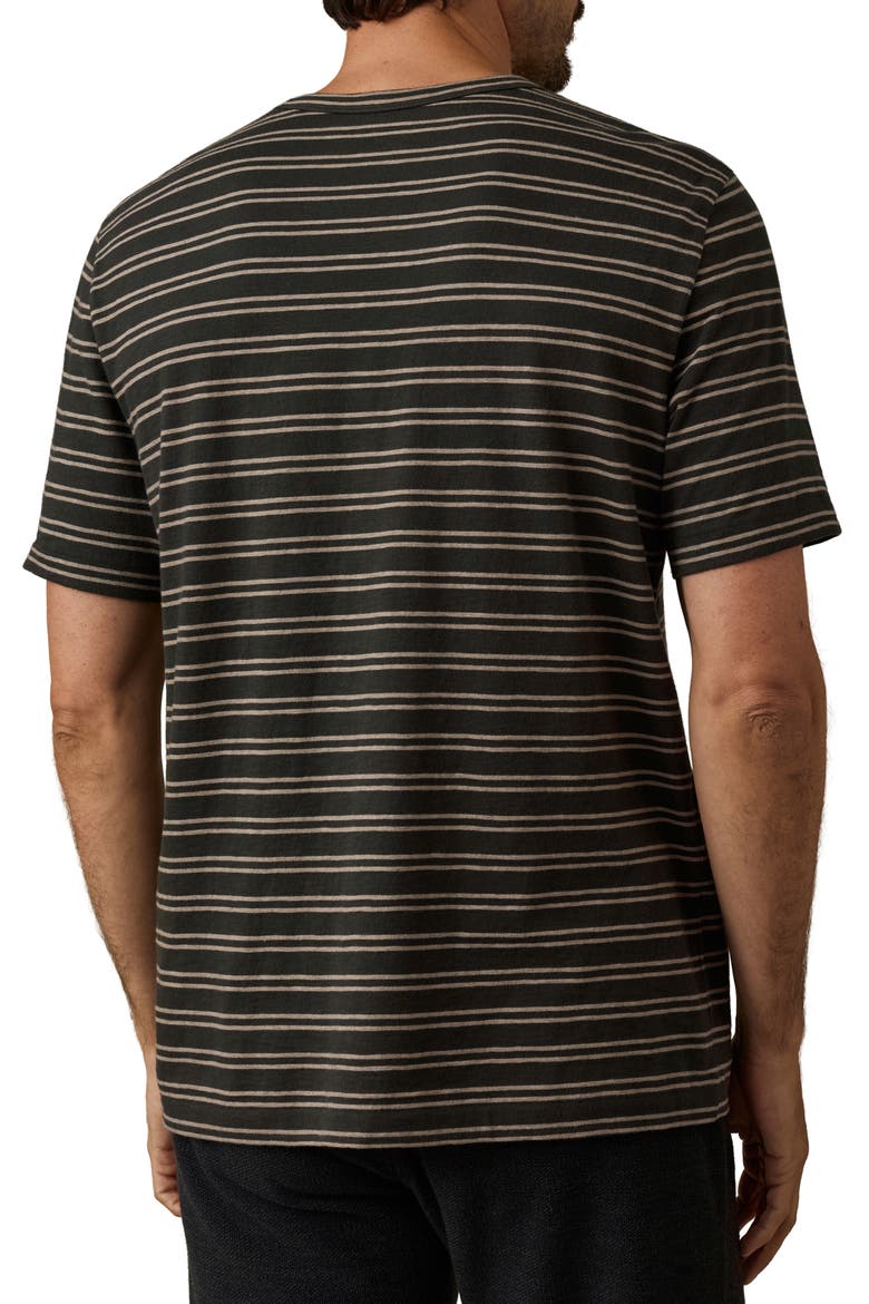 Sunwashed Stripe T-Shirt, Alternate, color, BLACK SANDS STRIPE