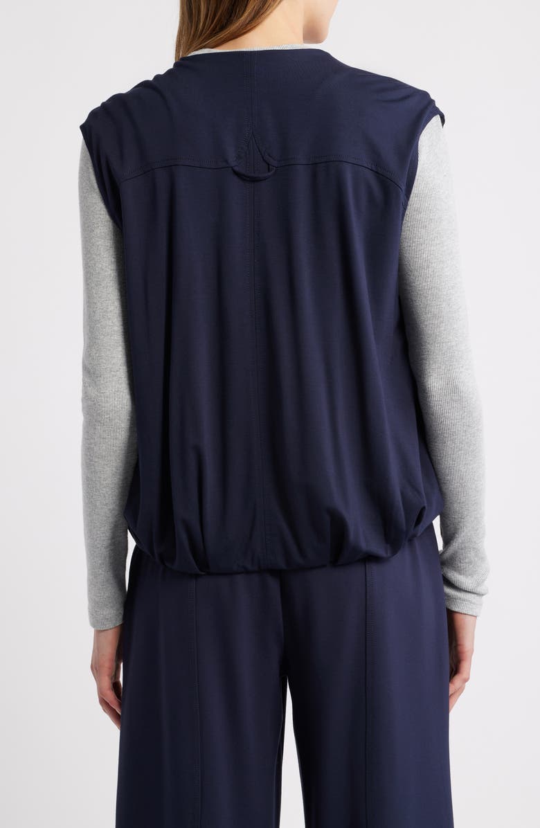Wit & Wisdom Knit Zip-Up Vest, Alternate, color, Navy