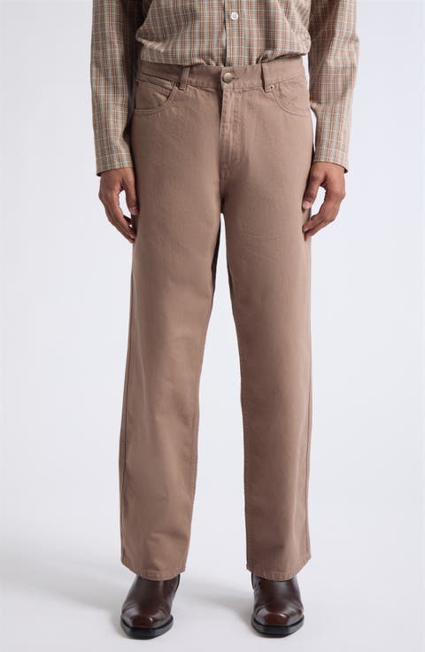 Coarse Cotton Twill Trousers