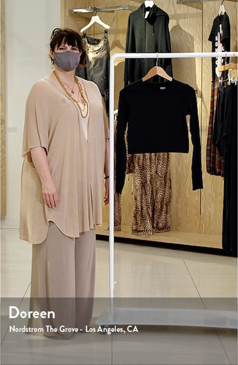 Recycled Polyester Blend Crop T-Shirt, sales video thumbnail