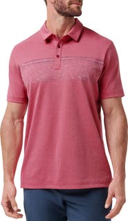 TravisMathew Final Call Chest Stripe Piqué Polo