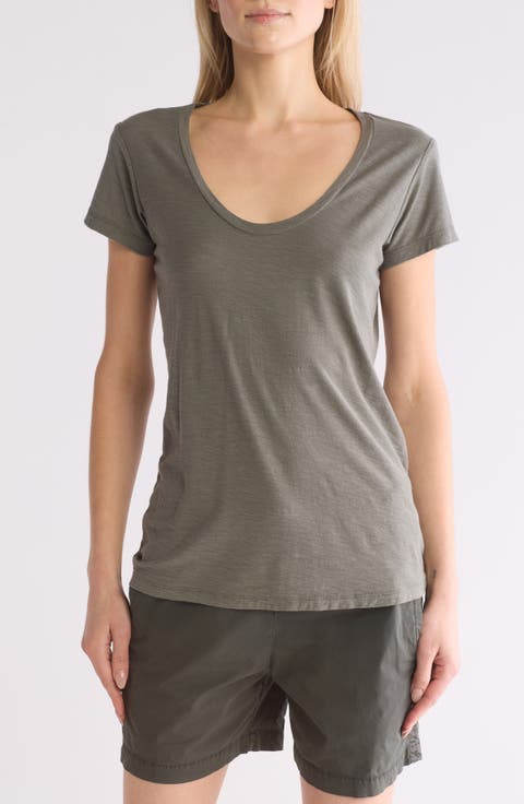 Deep V-Neck T-Shirt
