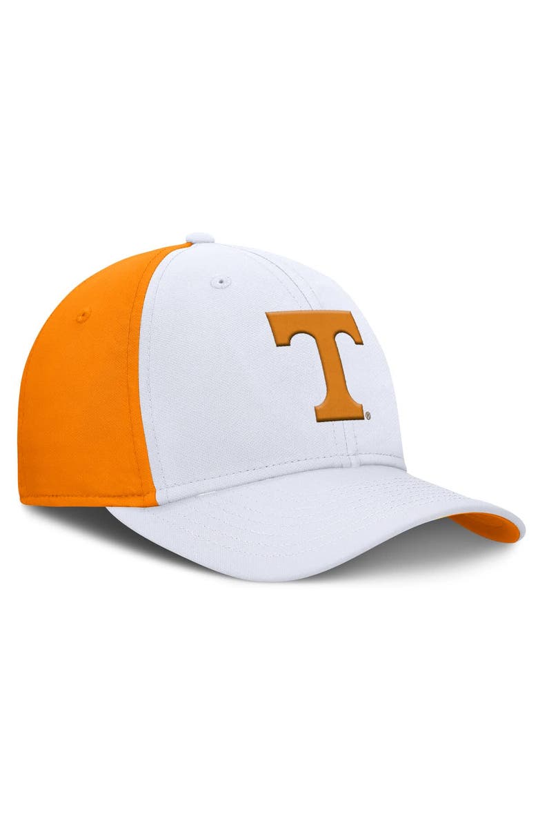 Nike Men's Nike White/Tennessee Orange Tennessee Volunteers 2025 Sideline Rise Local Performance Flex Hat, Alternate, color, White