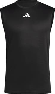 adidas Sleeveless Pregame Graphic T-Shirt