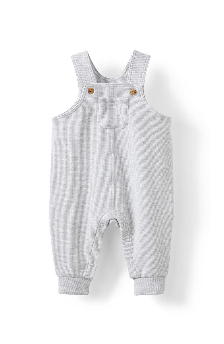 Cotton On Kids Organic Waffle Dungaree, Main, color, 