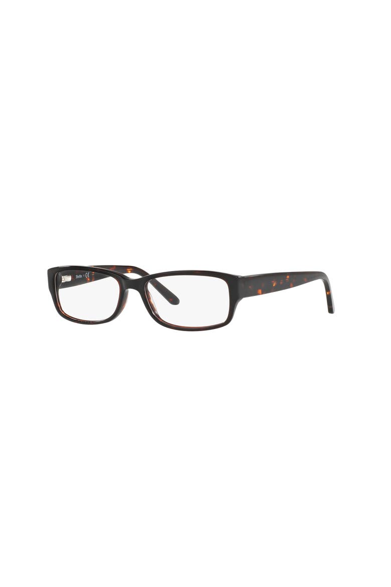 51mm Rectangle optical glasses, Main, color, Tortoise