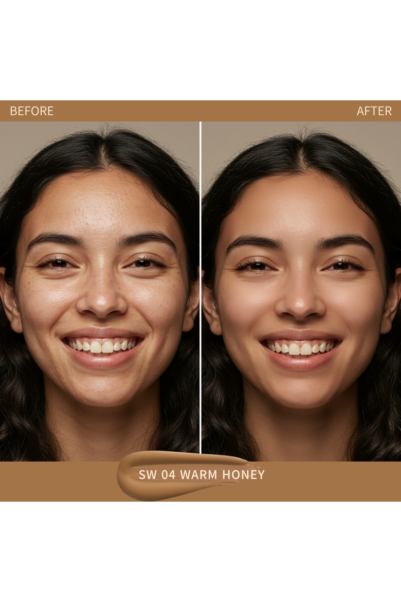 Seamless Fit Foundation Duo, Alternate, color, WARM HONEY