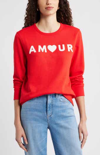 Caslon® Amour Graphic Sweatshirt