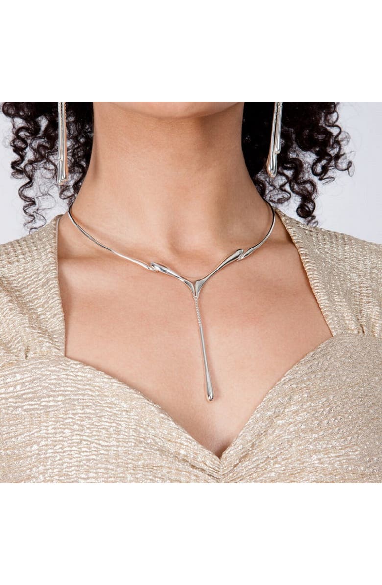 Lucy Quartermaine 1 Drop Necklace, Alternate, color, Sterling Silver