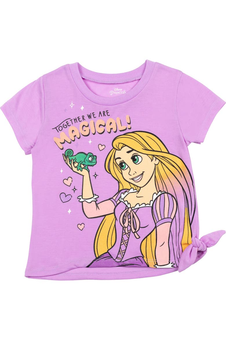 Princess 2-Piece Tee and Shorts Set, Alternate, color, Rapunzel Violet