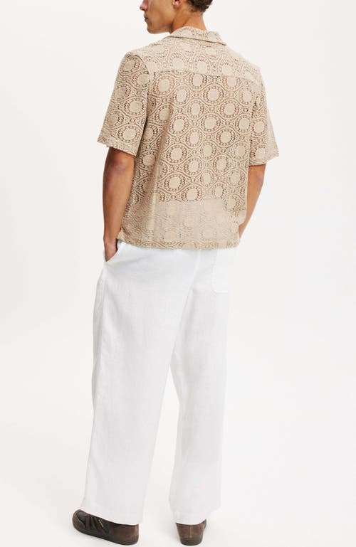 Shop Cotton On Super Baggy Linen Pant In White