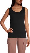 Lands' End Cotton Tank Top