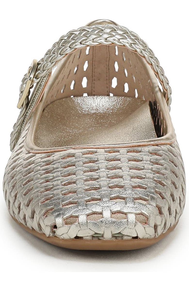 Vionic Alameda Woven Mary Jane Flat, Alternate, color, Gold