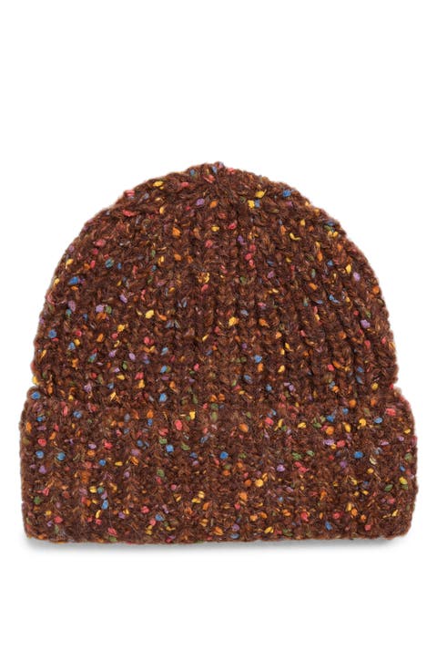 Marled Confetti Cuffed Beanie
