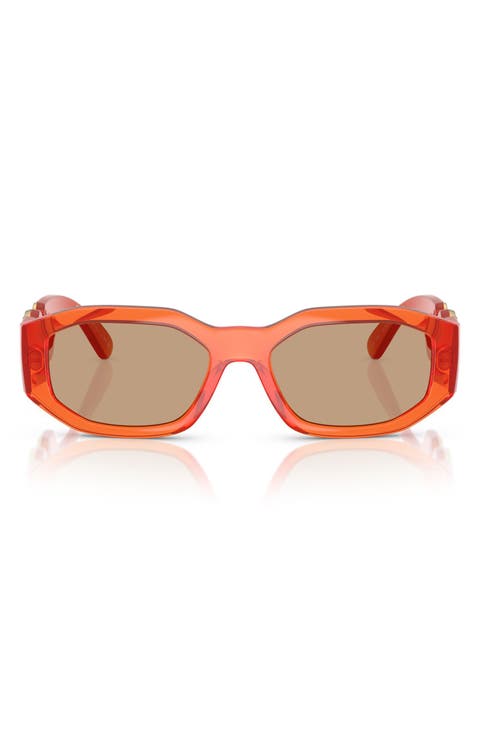 Biggie 53mm Round Sunglasses