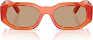 Versace Biggie 53mm Round Sunglasses