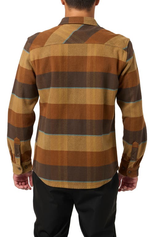 O'neill Richmond Flannel Button-up Shirt In Brown