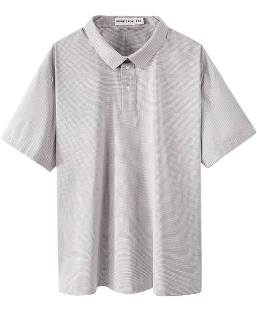 Regent Row Big And Tall Stanton Shirt Polo In Grey-check-55