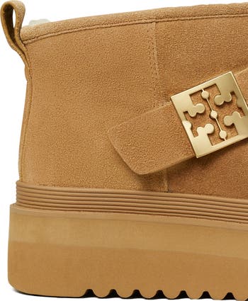 ★関税込★ TORY BURCH Mellow スエード アンクルブーツ 高級ブランド Tory Burch メロウスエード プラットフォーム