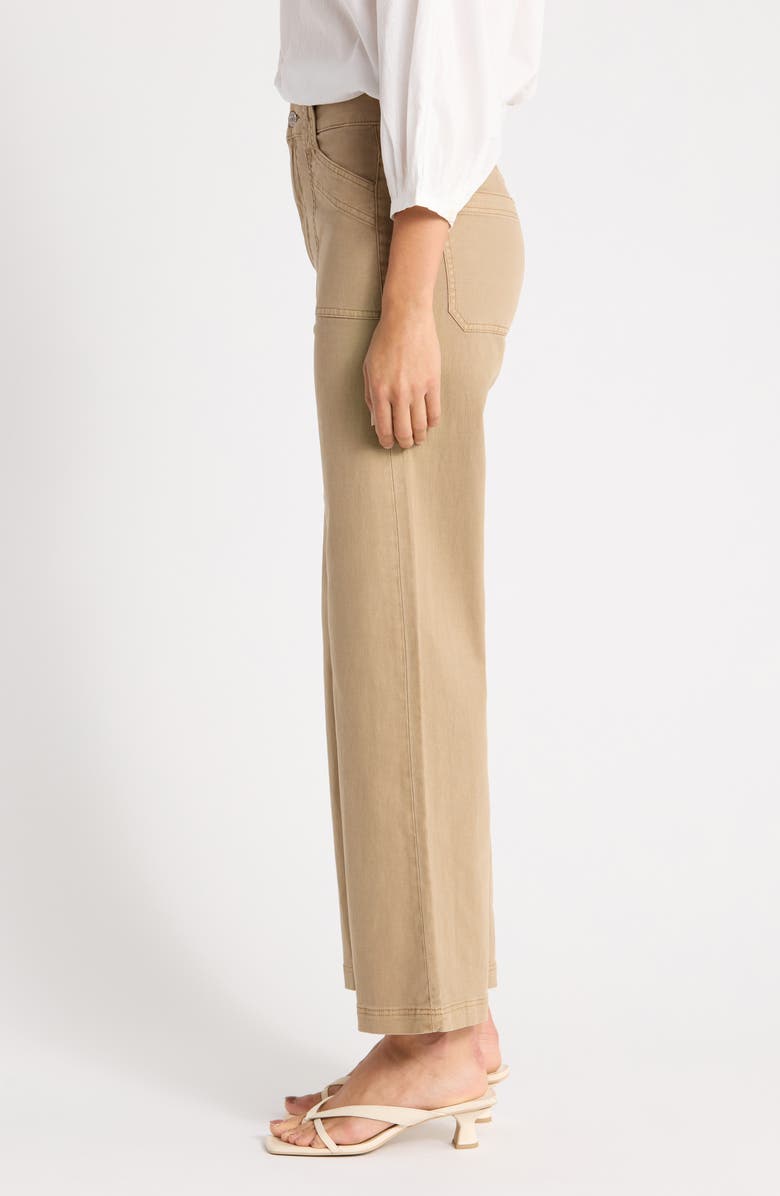 PAIGE Ari High Waist Wide Leg Utility Pants, Alternate, color, Vintage Beechwood