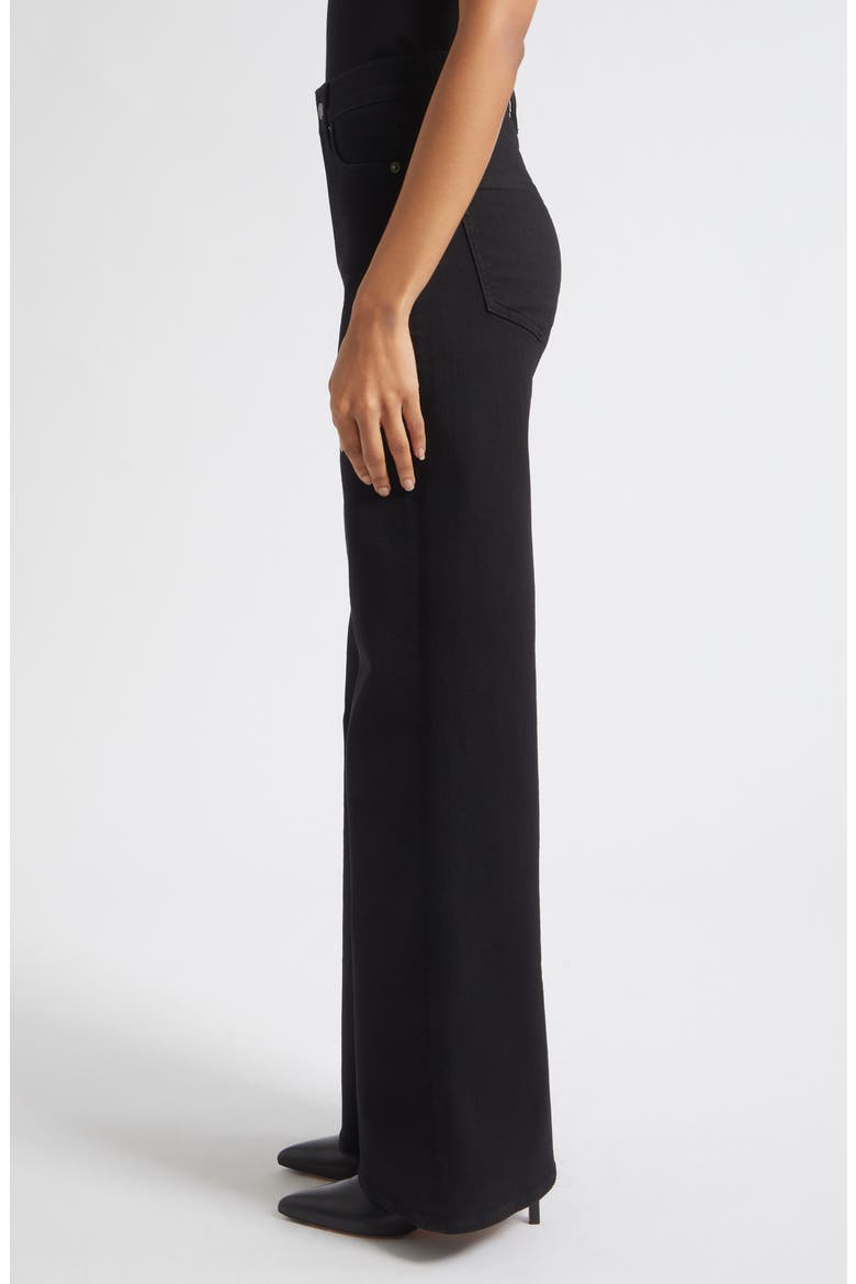 Taylor High Waist Wide Leg Jeans, Alternate, color, ONYX