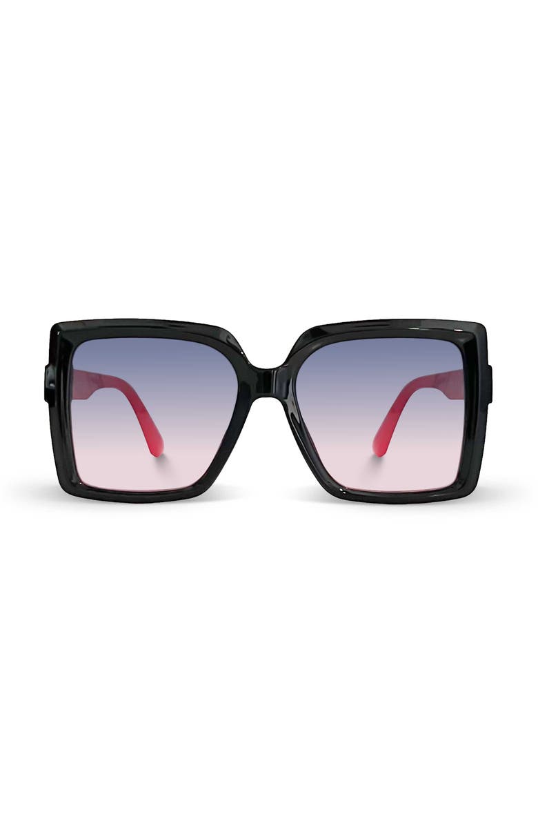 Youzey The Romy Sunglasses, Main, color, Black