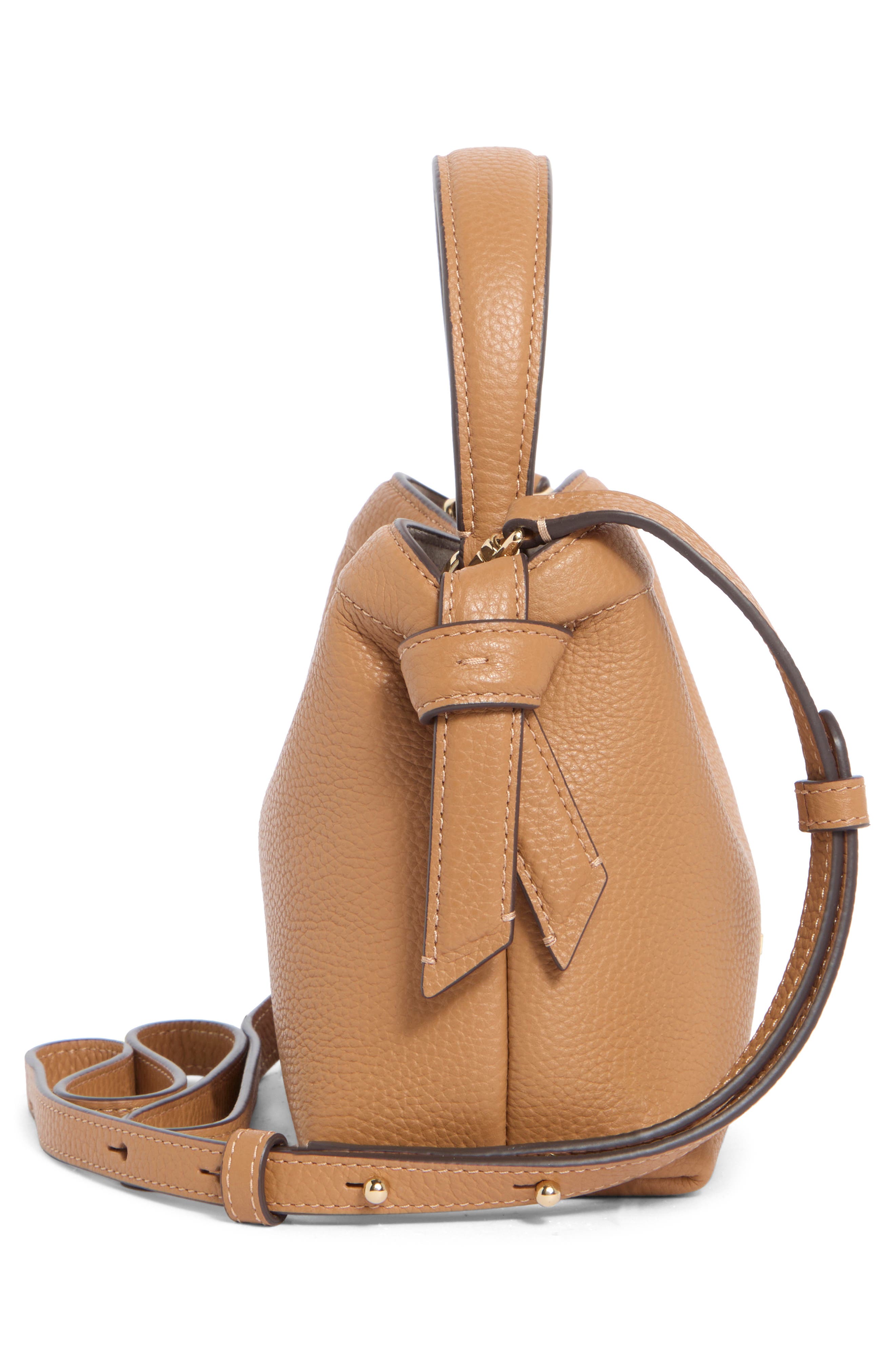 Kate Spade New York knott mini crossbody tote bag, Alternate, color, Bungalow