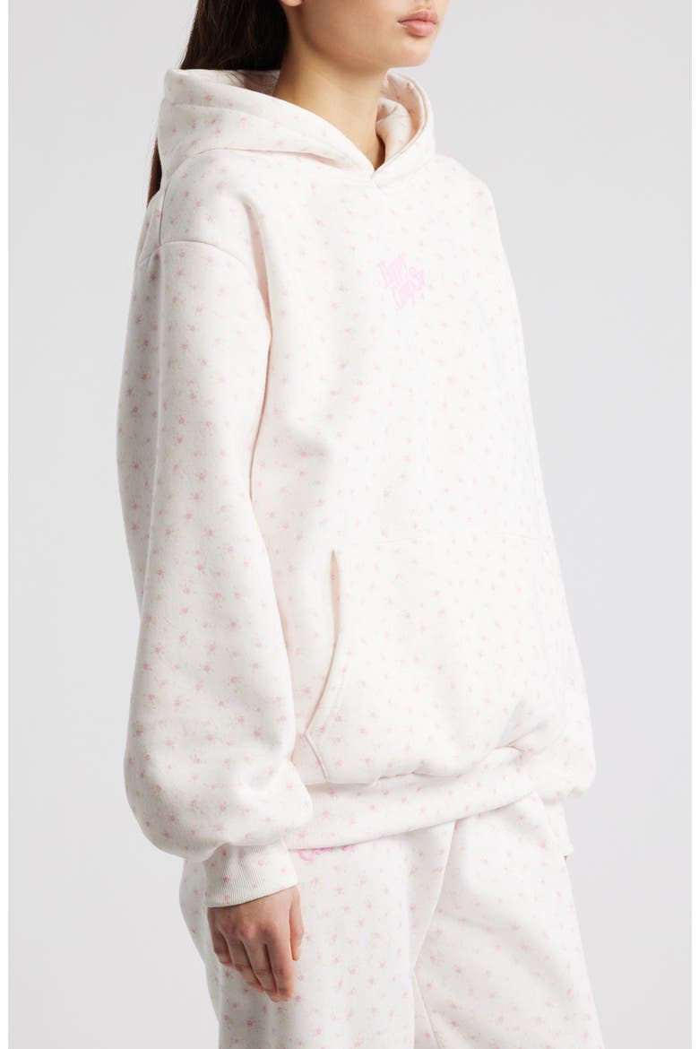 Flower Hoodie, Alternate, color, CREAM