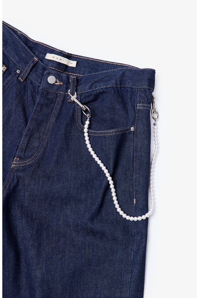 Faux Pearl Wallet Chain, Alternate, color, PEARL