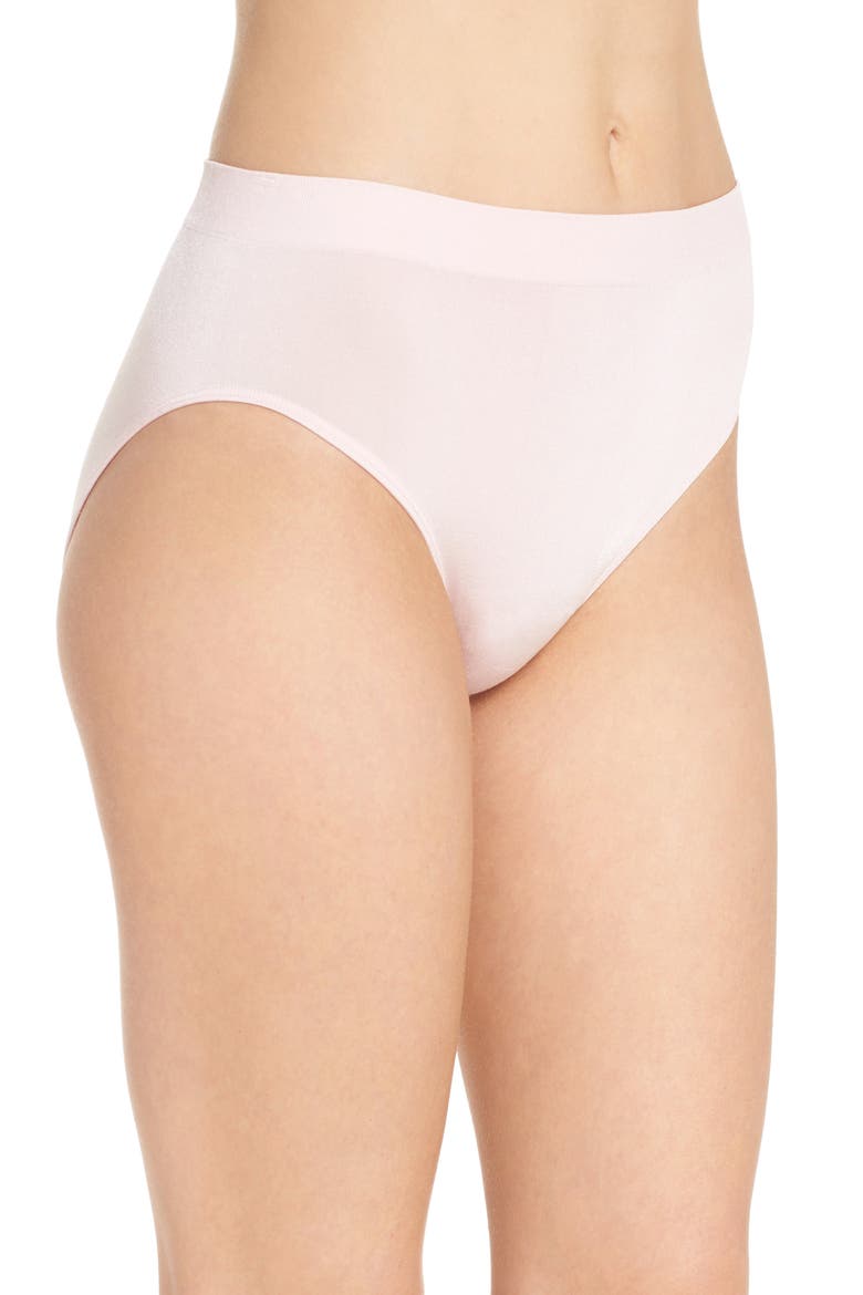 B-Smooth® High Cut Briefs, Alternate, color, CHALK PINK