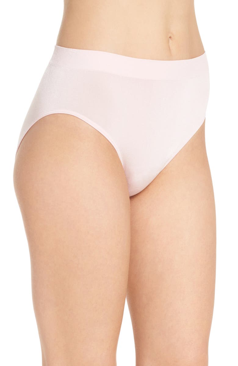 Wacoal B-Smooth<sup>®</sup> High Cut Briefs, Alternate, color, Chalk Pink