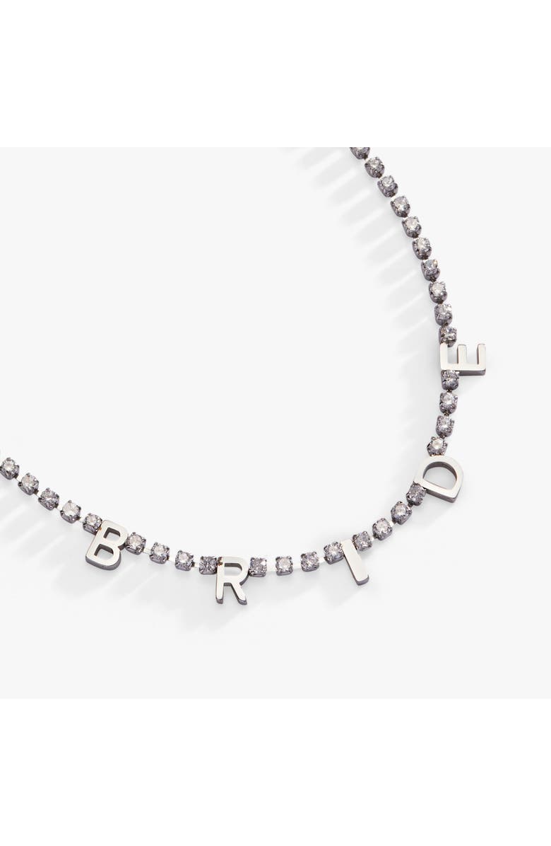 Alex and Ani Bride Tennis Chain Necklace, Alternate, color, Silver