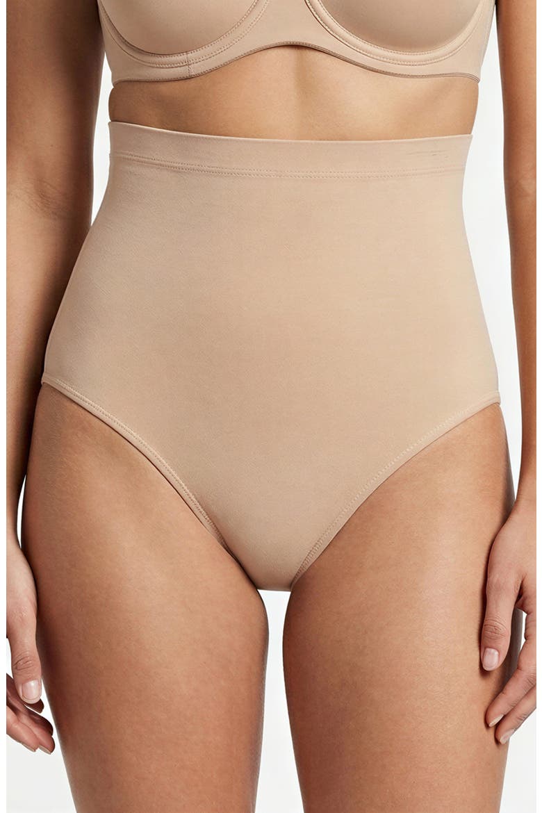 2-Pack Contour Flex High Waist Shaping Briefs, Main, color, PEARL/ BLACK