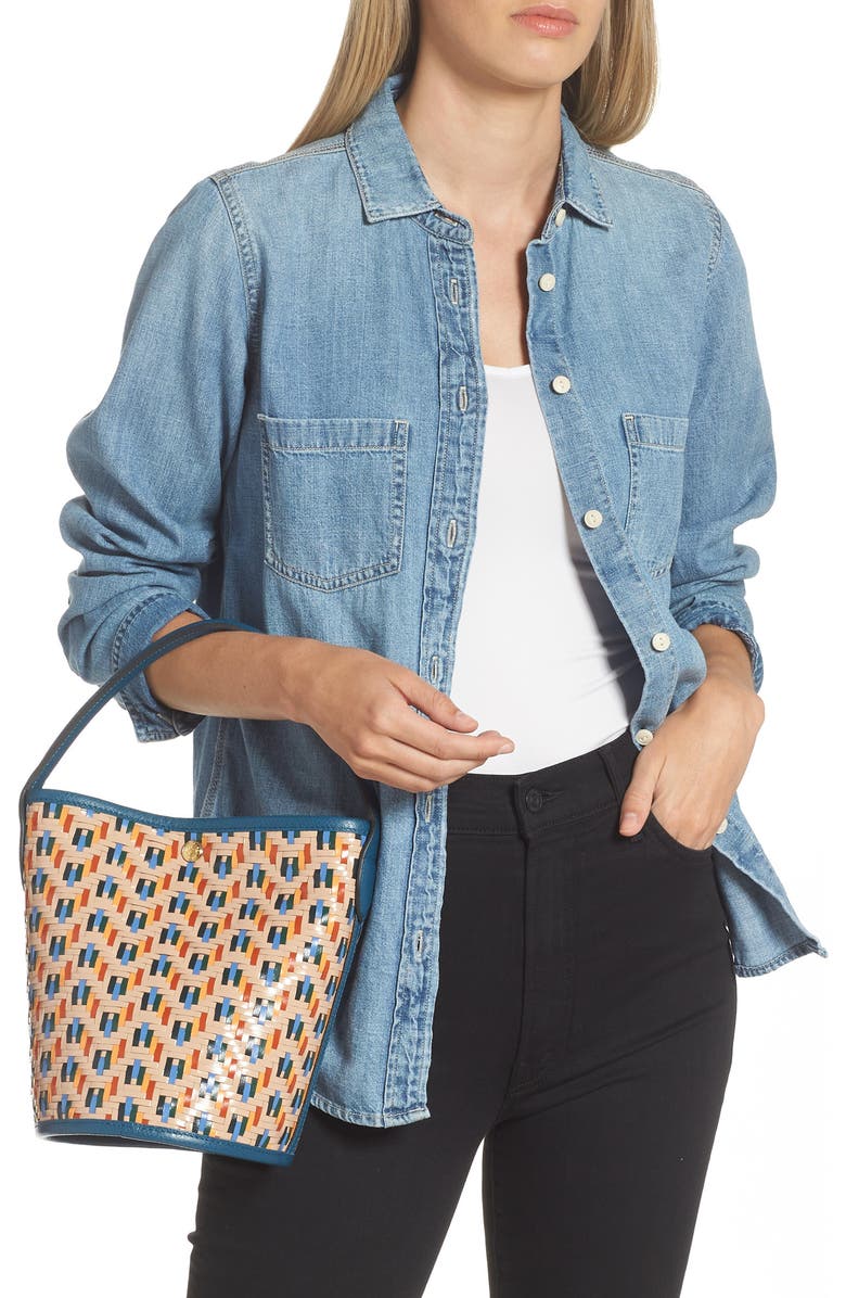 Longchamp Épure Leather Bucket Bag, Alternate, color,