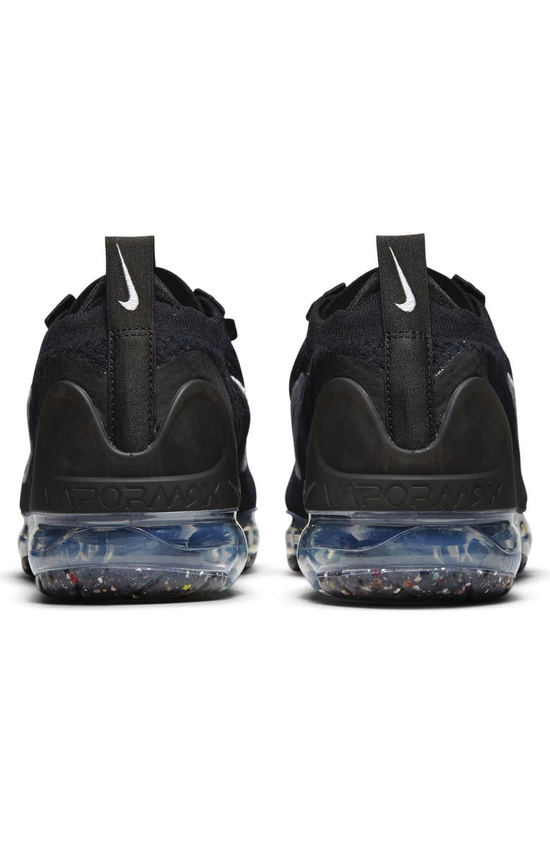 Nike Air VaporMax 2021 FK Sneaker, Alternate, color, Black/ White/ Silver