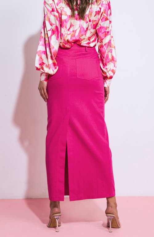Flying Tomato Pencil Midi Skirt In Pink