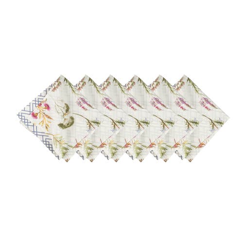 C & F Home C&f Home Genevieve Napkin Set Of 6 In Multi