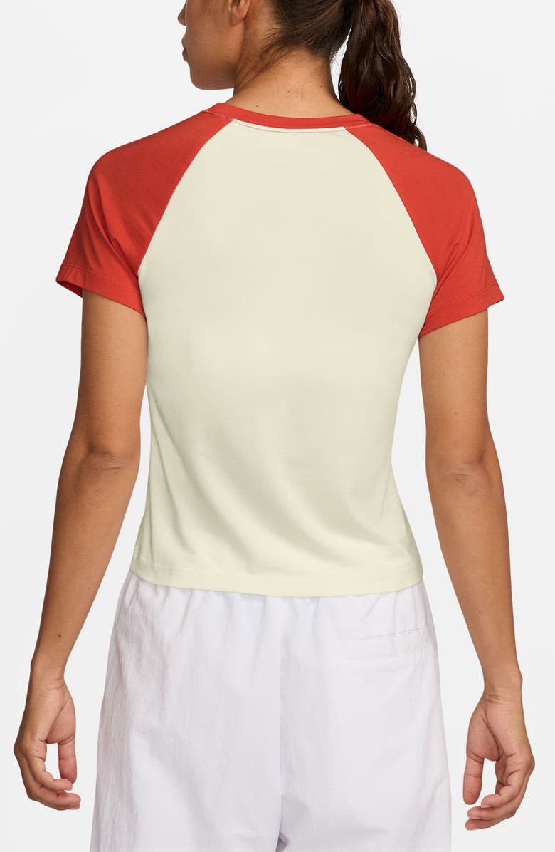 Nike Chill Graphic T-Shirt, Alternate, color, Sail/ Picante Red