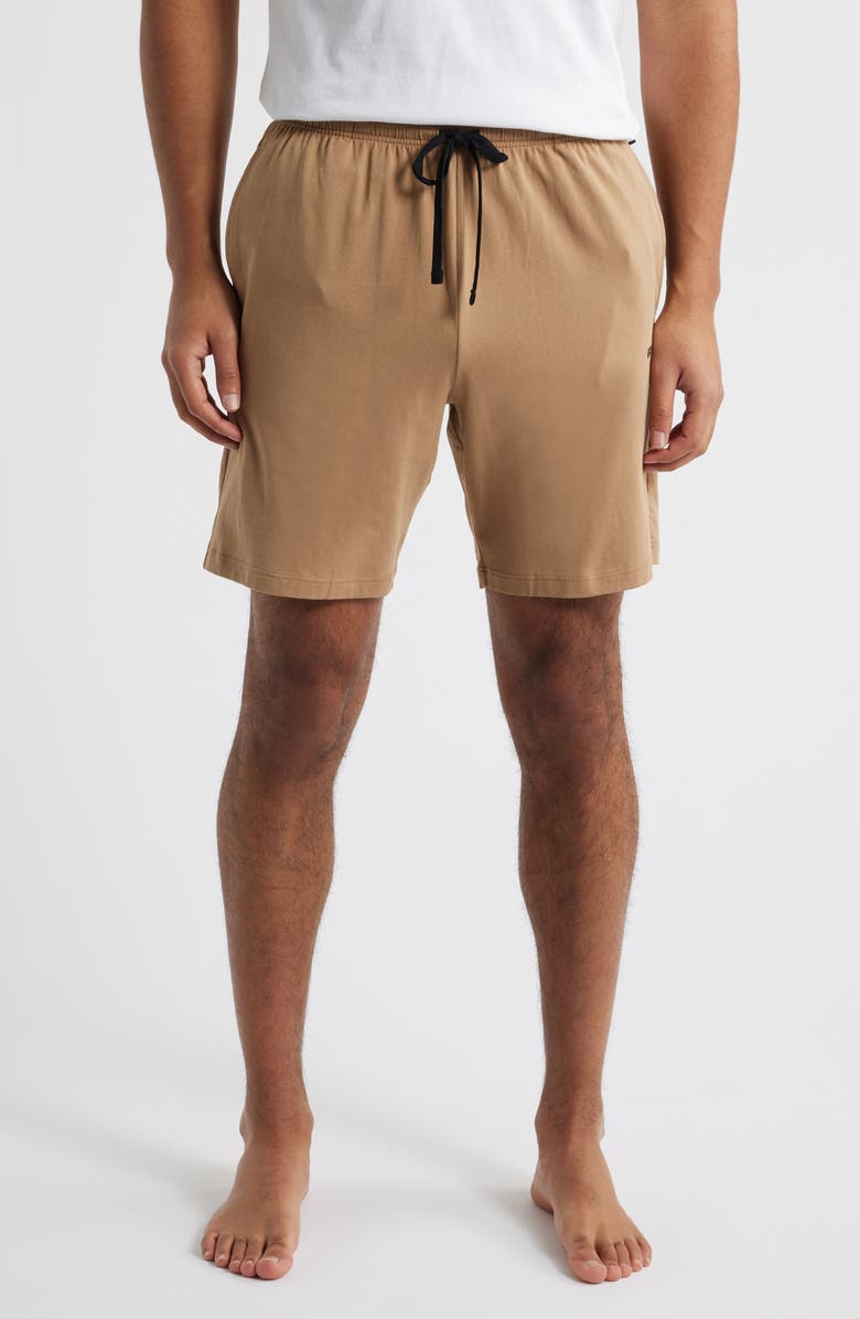BOSS Knit Lounge Shorts, Main, color, 