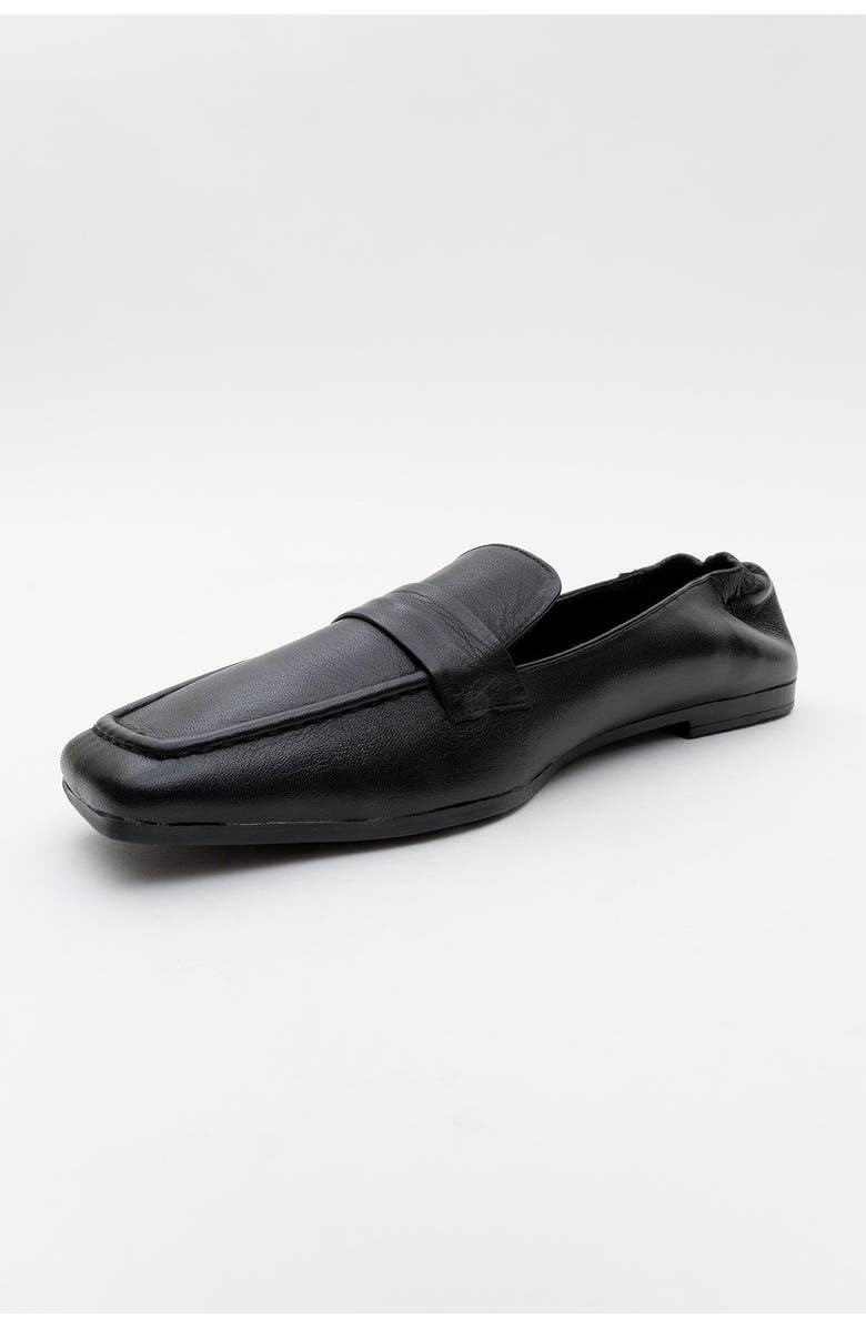 Forever & Always Shoes Liepa Leather Loafers, Alternate, color, Black Leather