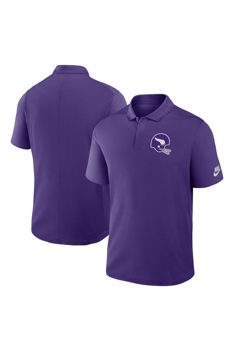 Men's Nike Purple Minnesota Vikings Rewind Victory Performance Polo, Main, color, Purple