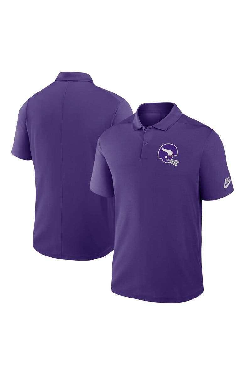 Nike Men's Nike Purple Minnesota Vikings Rewind Victory Performance Polo, Main, color, Purple
